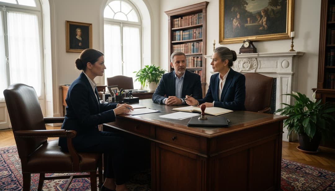 Consulta profesional en Escribanía Aracena Ruzycky - ambiente de confianza y autoridad